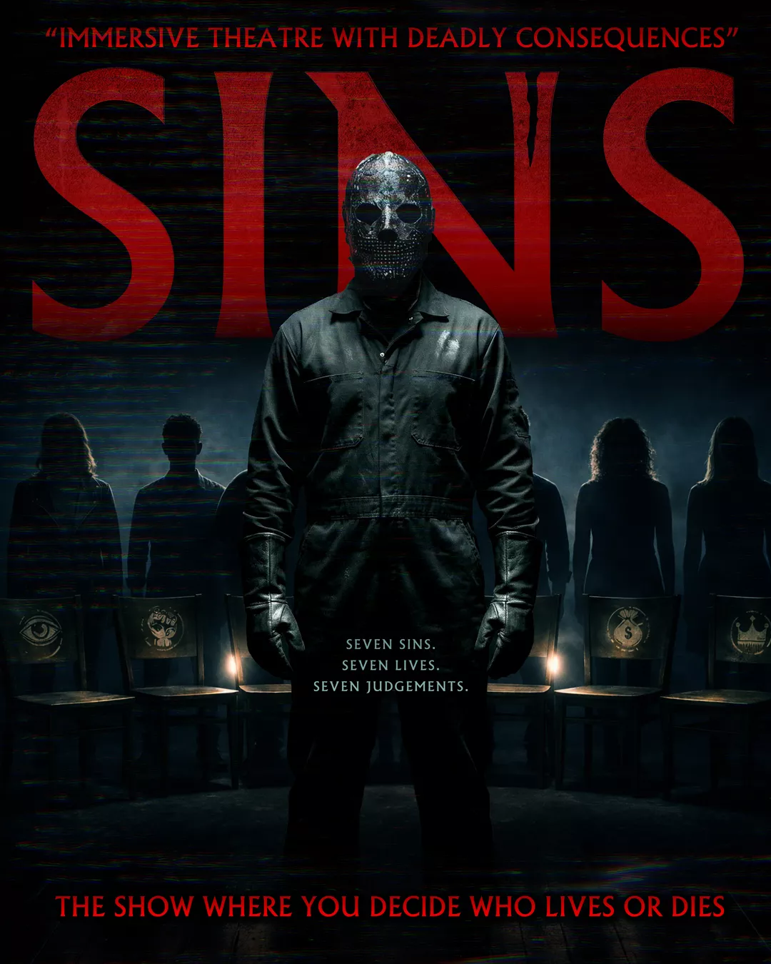Get Information and buy tickets to SINS - Immersive Theatre with Deadly Consequences  on Sutton Coldfield Town Hall