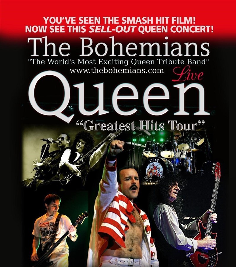 Get Information and buy tickets to Queens Greatest Hits Live - Performed By The Bohemians with after show party & DJ on Sutton Coldfield Town Hall