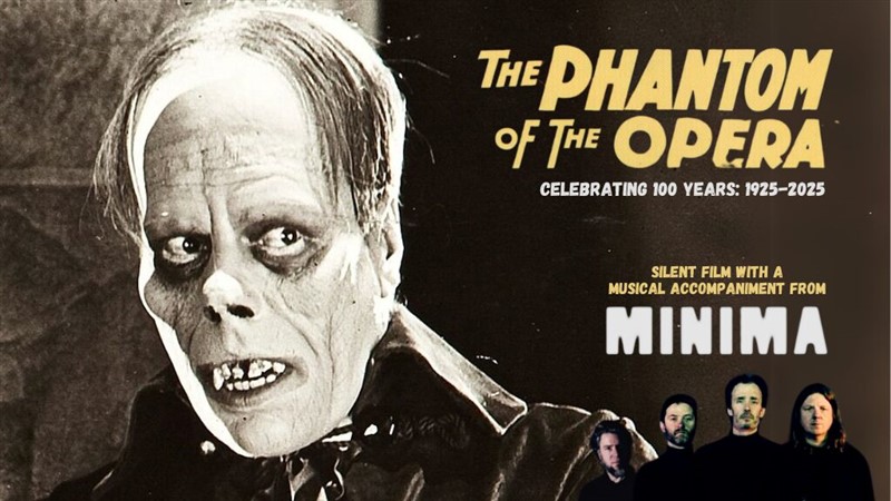Get Information and buy tickets to Minima Music to accompany ‘Phantom of the Opera’ Silent Film with live music on Sutton Coldfield Town Hall