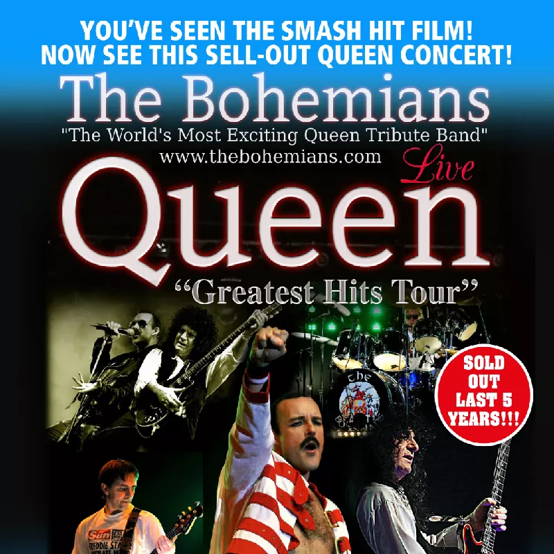 Get Information and buy tickets to The Bohemians Queens Greatest Hits Live ! on Sutton Coldfield Town Hall