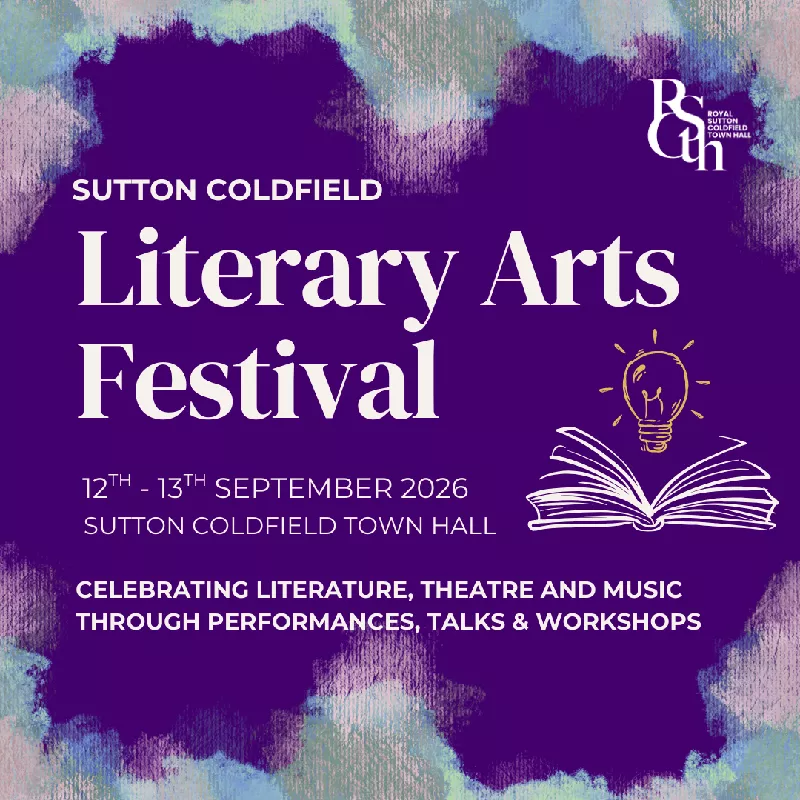 Get Information and buy tickets to Literary Arts Festival - Evening Show  on Sutton Coldfield Town Hall