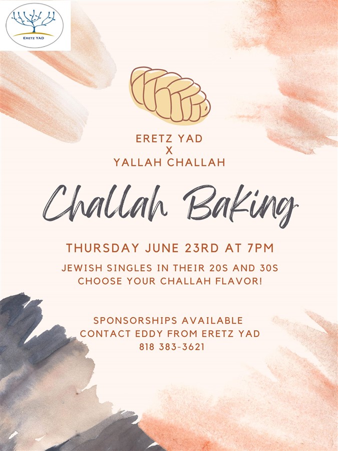 Get Information and buy tickets to Young Professionals Challah Bake  on EretzCC