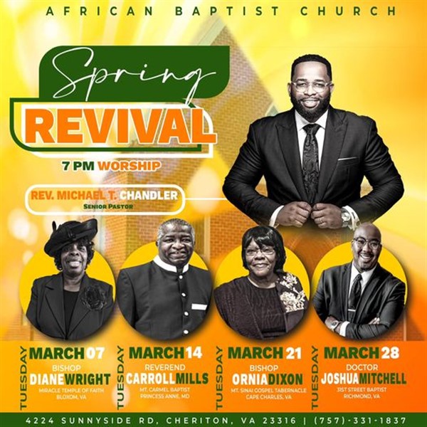 Get Information and buy tickets to Spring Revival 2023  on Eastern ShorEvents