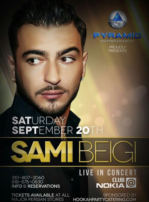 Get Information and buy tickets to SAMI BEIGI Live in concert کنسرت سامی بیگی on Irani Ticket