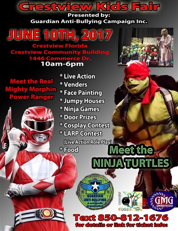 Get Information and buy tickets to Crestview Kids Fair/ Red Power Ranger Hero