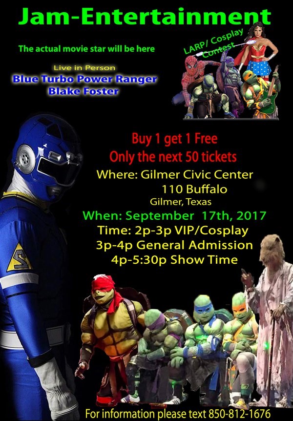 Get Information and buy tickets to Power Ranger and Xtreme Force Live Go Ninja Go on Jam Entertainment Live