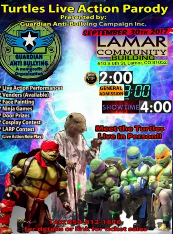 Get Information and buy tickets to Lamar Live Action Show Featuring the Turtles  on Jam Entertainment Live