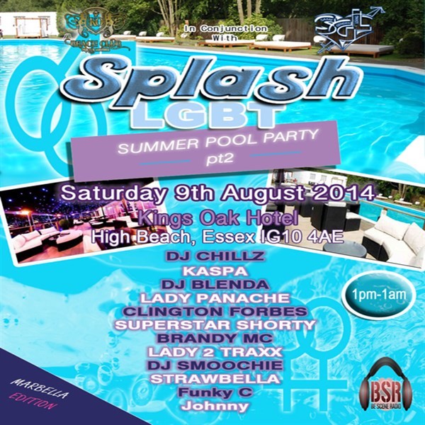 Get Information and buy tickets to Splash LGBT Summer Pool Party pt2 on Be Scene Radio