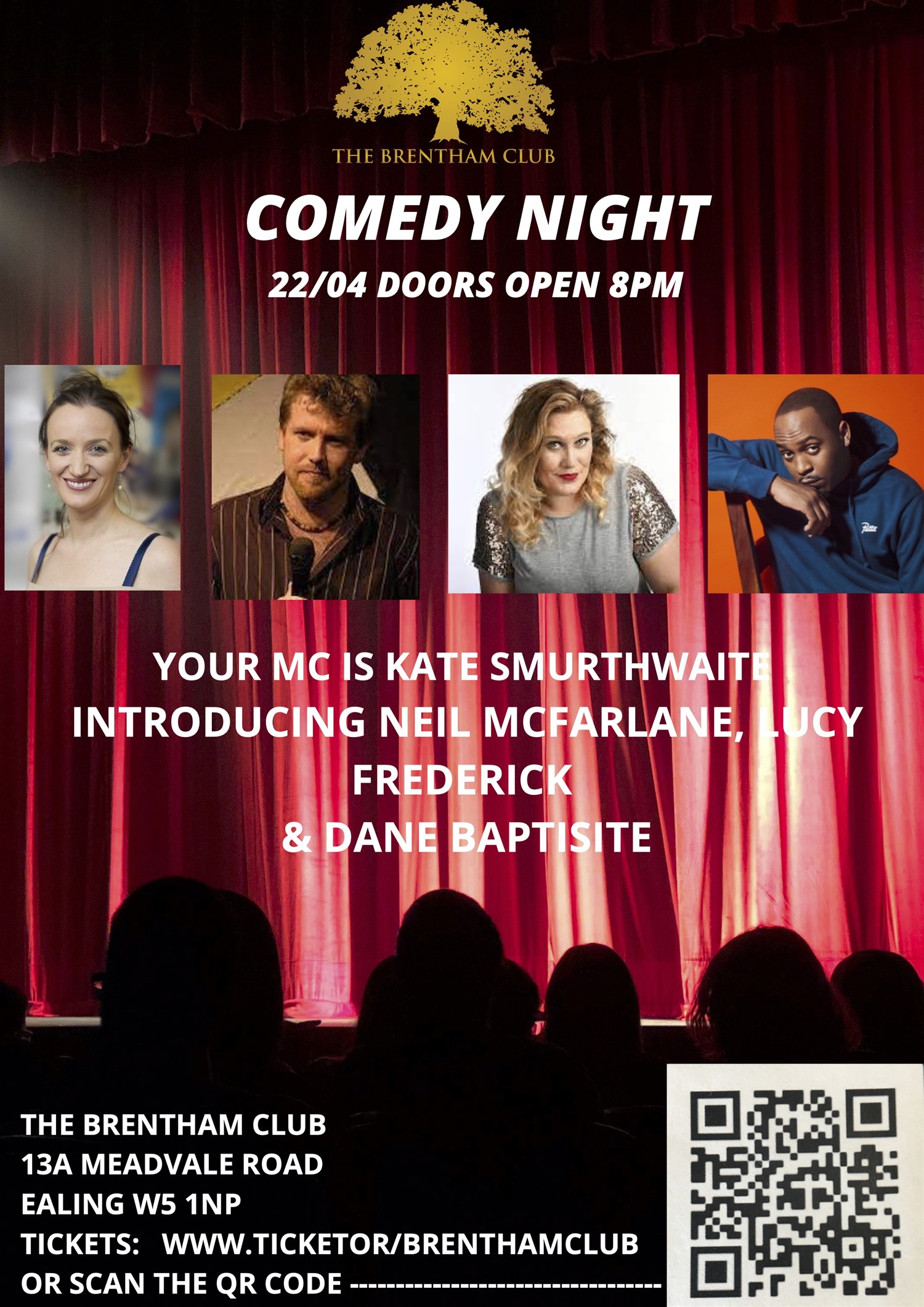 Comedy Night at The Brentham Club image