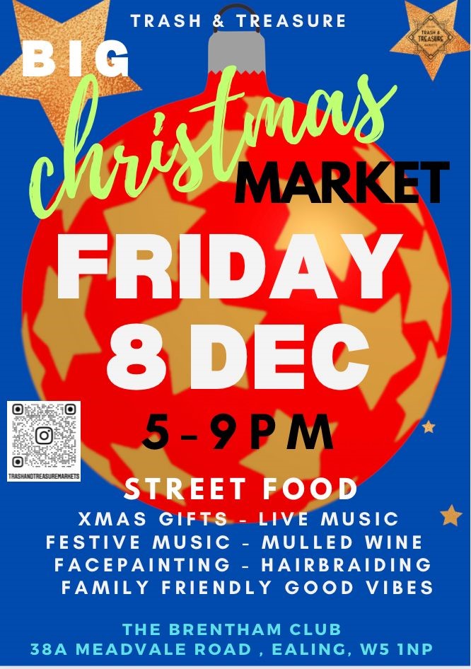 Street Food Markets at the Brentham Club  on Dec 08, 17:00@The Brentham Club - Buy tickets and Get information on Brenthamclub.co.uk 