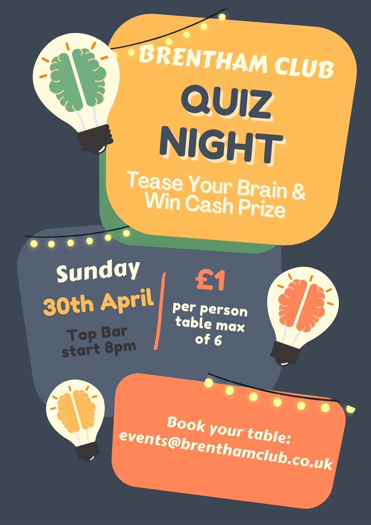 Quiz Night - Top Bar image
