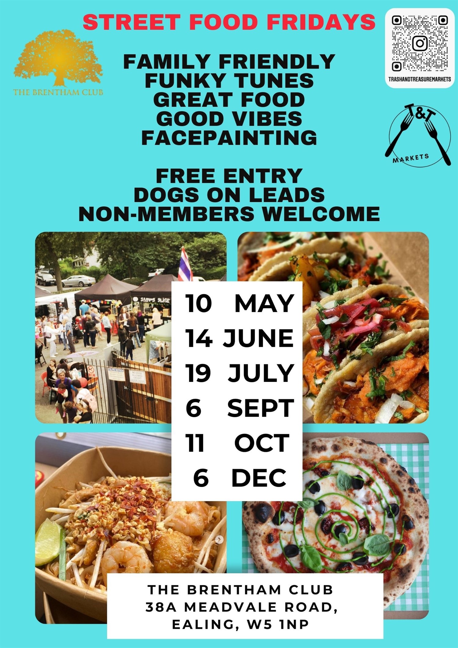 Night Food Market  on juin 14, 17:00@The Brentham Club - Achetez des billets et obtenez des informations surBrenthamclub.co.uk 