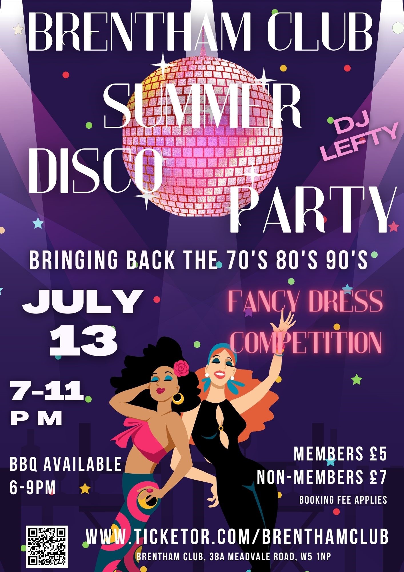 Brentham Summer Party  on Jul 13, 19:00@The Brentham Club - Buy tickets and Get information on Brenthamclub.co.uk 
