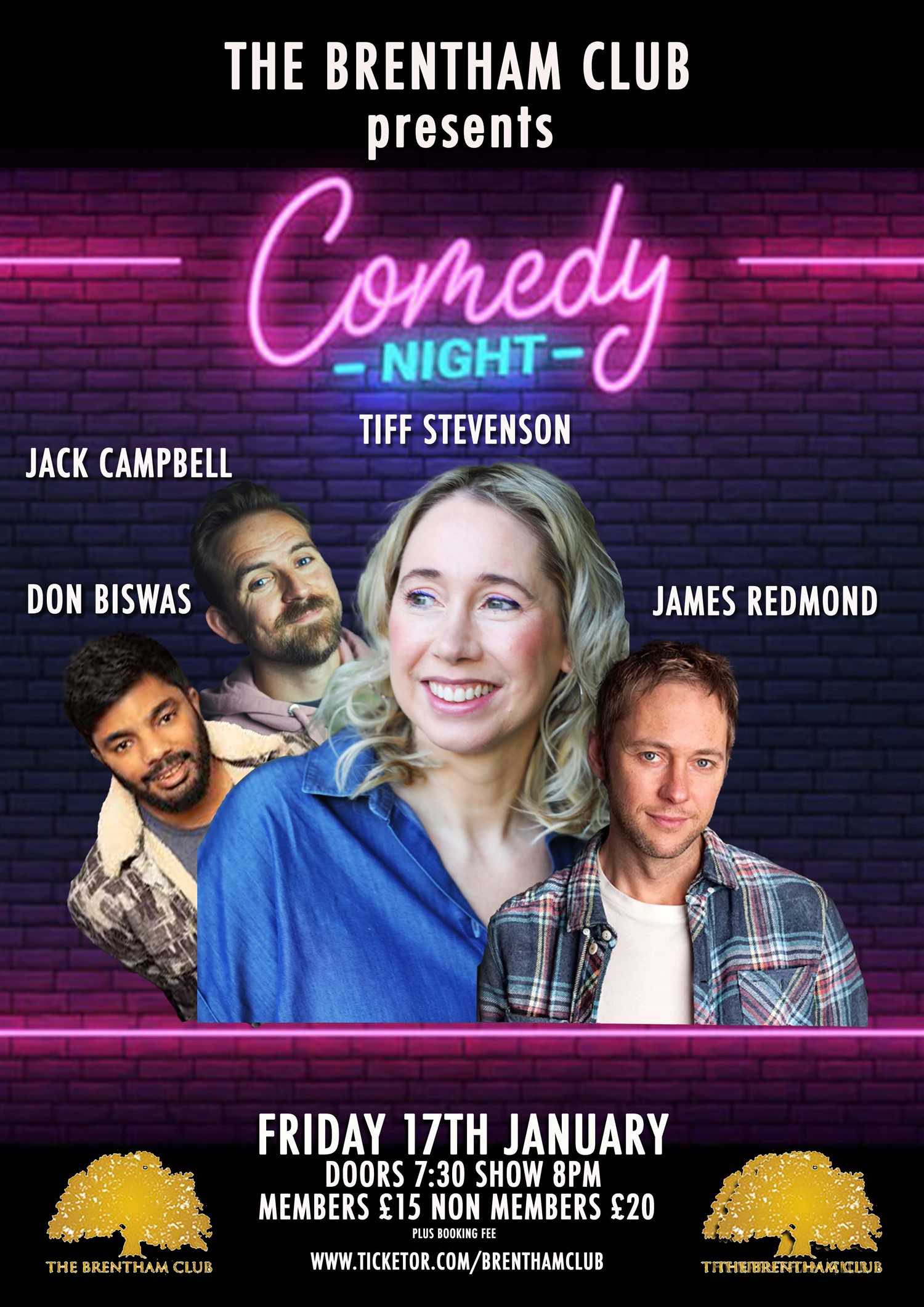 Comedy Night at The Brentham Club image