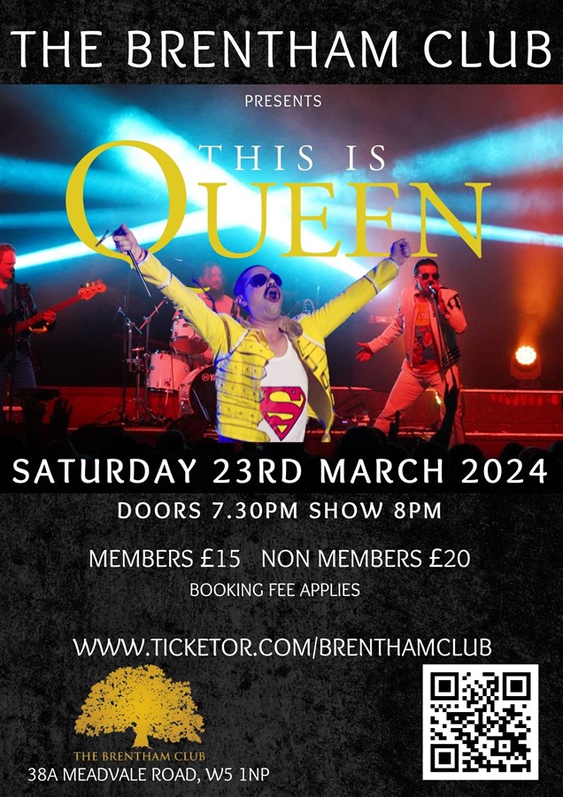Get Information and buy tickets to This is Queen Tribute on Brenthamclub.co.uk