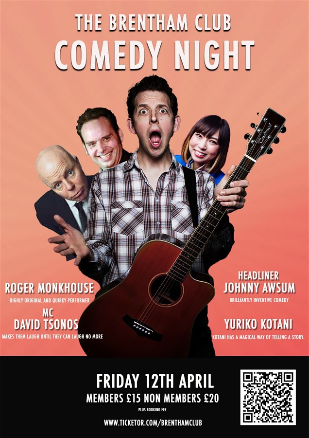 Get Information and buy tickets to Comedy Night  on Brenthamclub.co.uk
