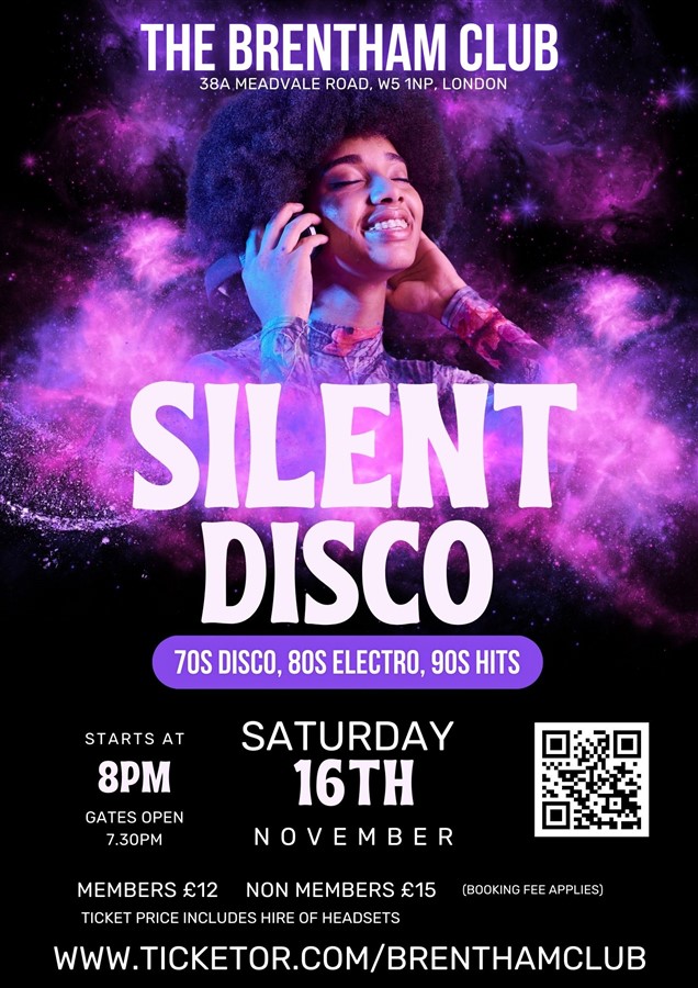 Get Information and buy tickets to Silent Disco  on Brenthamclub.co.uk