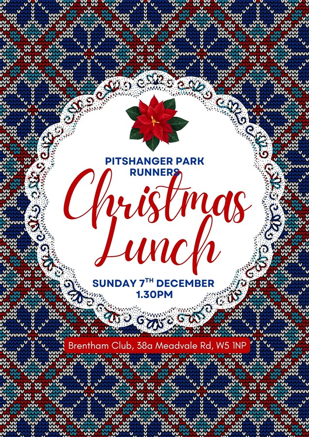 Pitshanger Park Runners Christmas Party