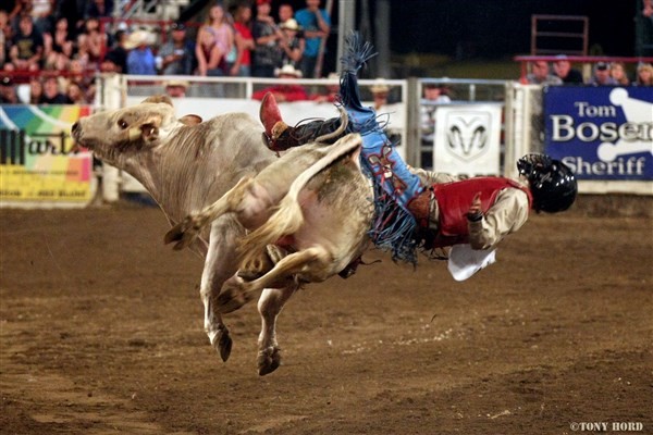 Get Information and buy tickets to Extreme Bulls 2020 (Wednesday) Wednesday evening performance on Redding Rodeo Association