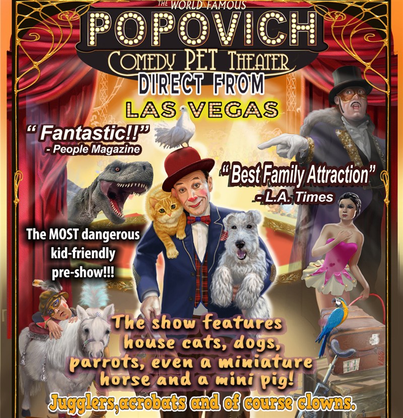 Get Information and buy tickets to Popovich Comedy Pet Theater  on NA-BIS
