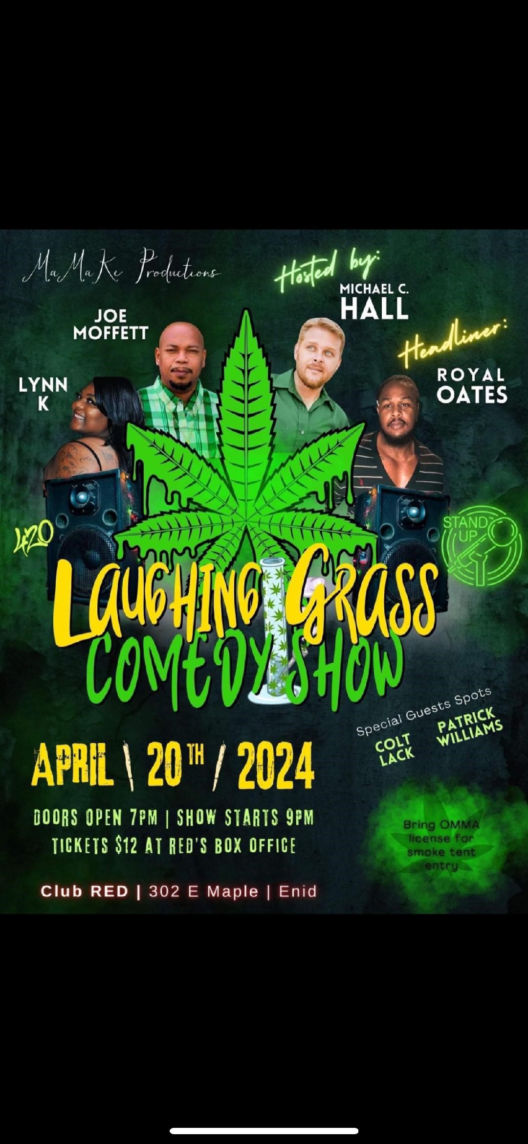 Laughing Grass 4/20 Comedy Show  on Apr 20, 20:00@Boondocks Tavern - Buy tickets and Get information on Boondocks Tavern 
