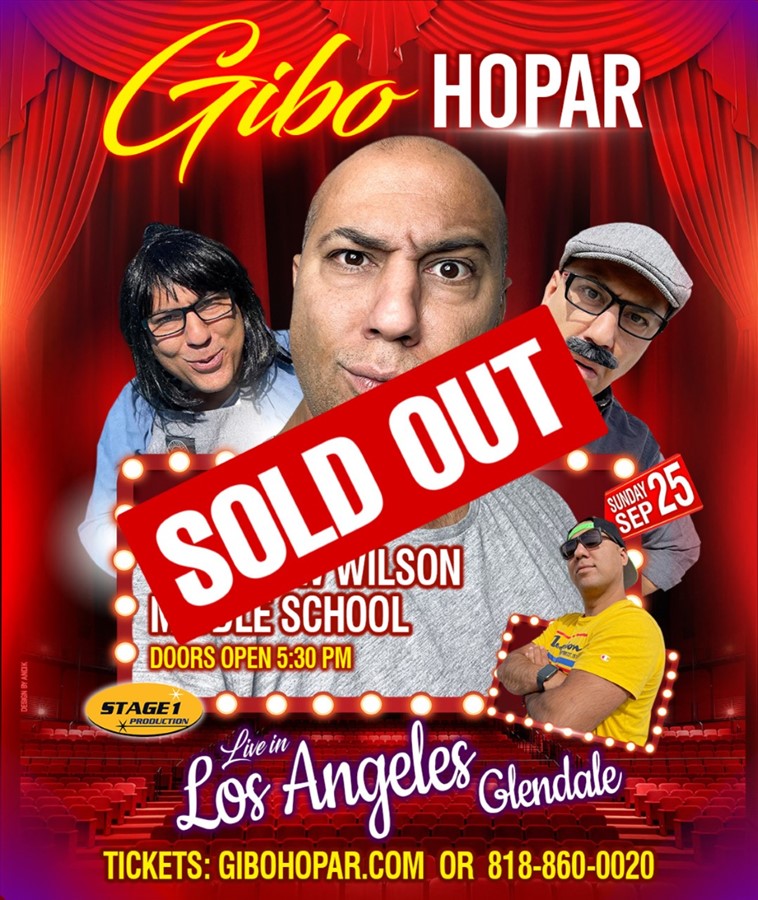 Get Information and buy tickets to Gibo Hopar Live in Los Angeles / Glendale (Archived) Presents by Stage1 Production on stage1production
