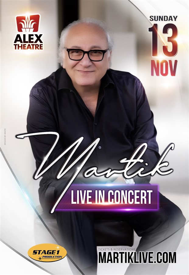 Get Information and buy tickets to Martik Live in Concert Stage1 Production Presents                                        .Info:818-395-1414 on stage1production