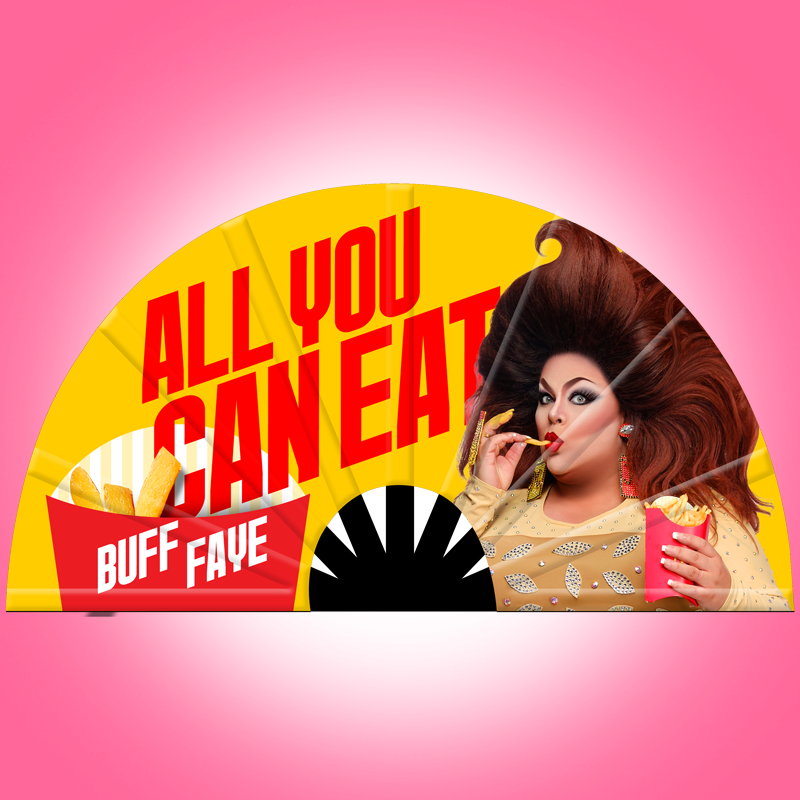 All You Can Eat  Buff Faye Clap Fan
