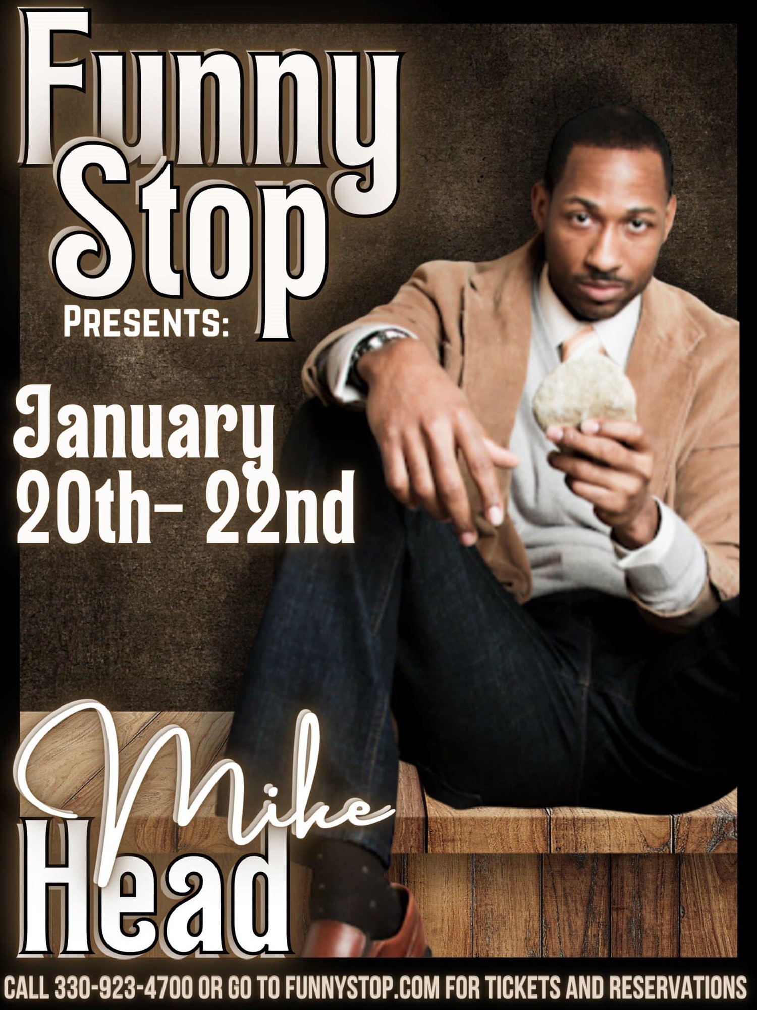 Mike Head Saturday 7:20 Show  on Jan 22, 19:20@Funny Stop Comedy Club - Buy tickets and Get information on Funny Stop funnystop.online