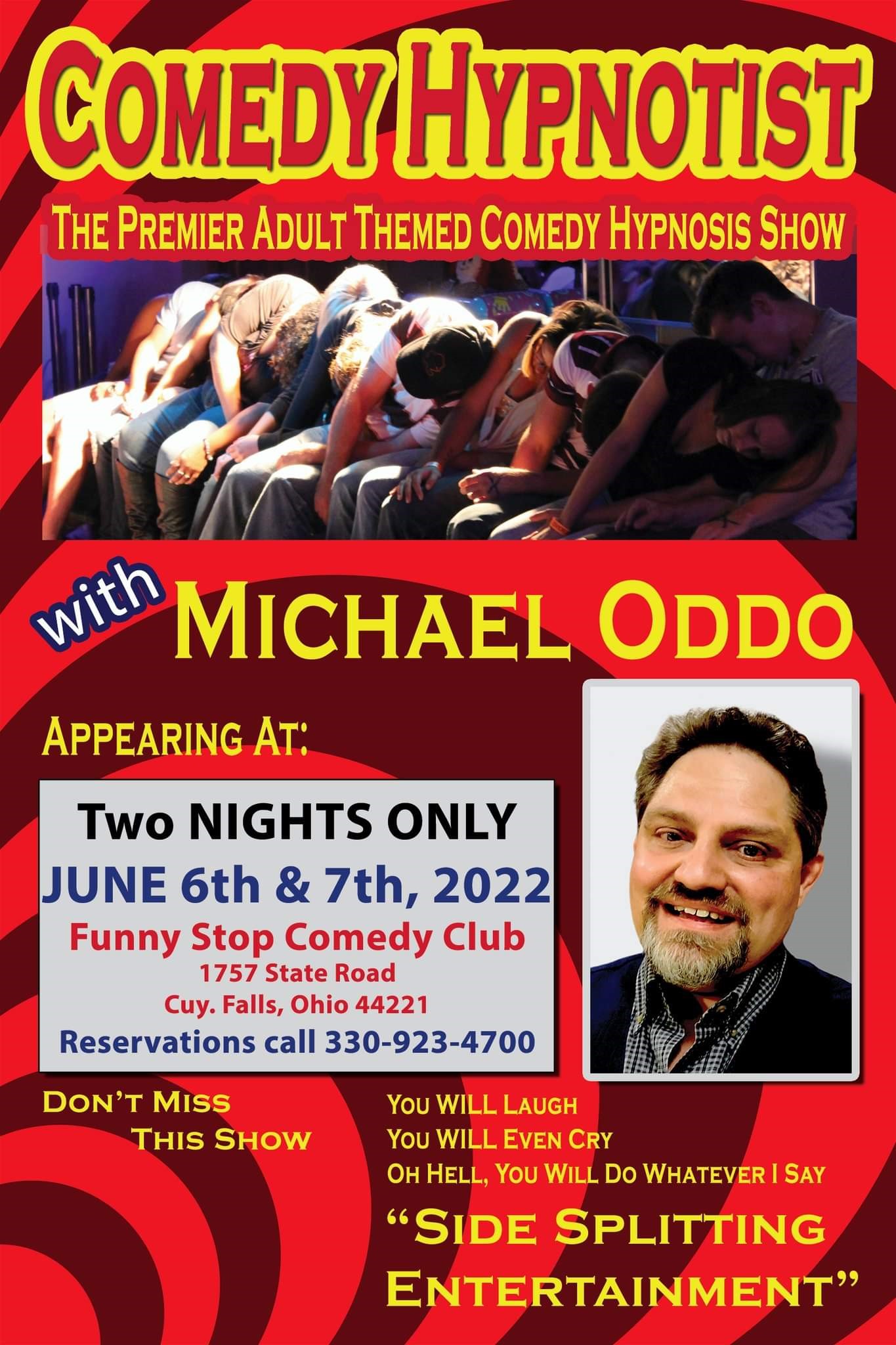 Michael Oddo 8 PM Show Funny Stop Comedy Club on jun. 07, 20:00@Funny Stop Comedy Club - Buy tickets and Get information on Funny Stop funnystop.online