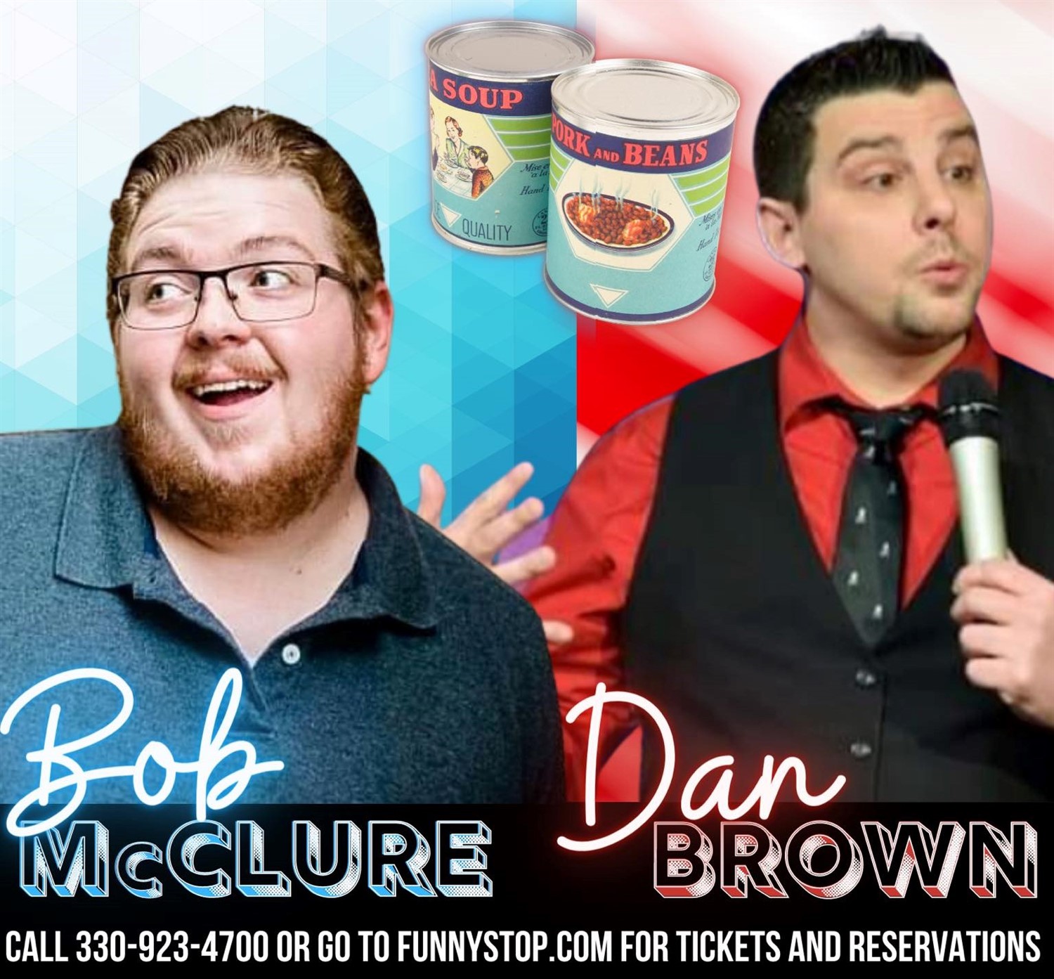 Bob McClure and Dan Brown 7:20pm show Funny Stop Comedy Club on dic. 17, 19:20@Funny Stop Comedy Club - Compra entradas y obtén información enFunny Stop funnystop.online
