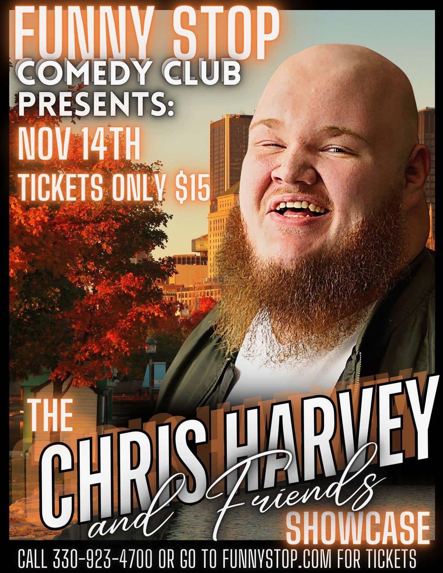 Get information & buy tickets to Chris Harvey & Friends - Thur. 8:00pm Show Funny Stop Comedy Club on Nov 14, 20:00 @Funny Stop Comedy Club | Funny Stop