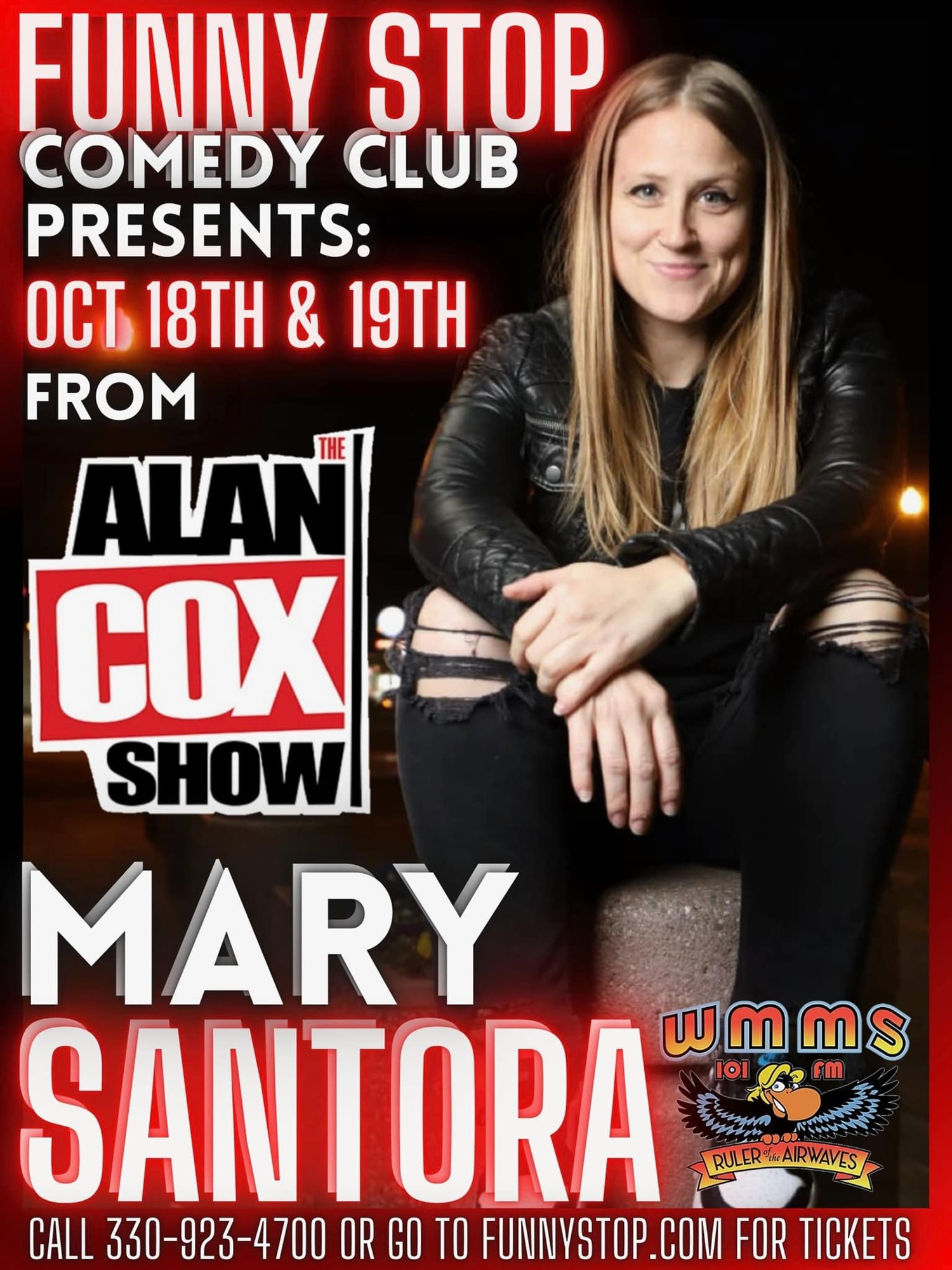 Obtenga información y compre entradas paraMary Santora - Sat. 9:30PM **Sweetest Day Show** Funny Stop Comedy Club on oct. 19, 21:30 @Funny Stop Comedy Club