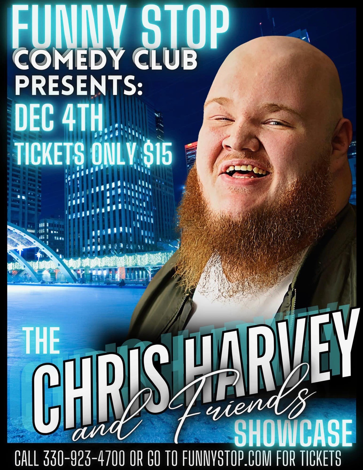 Get information & buy tickets to Chris Harvey - Thur. 8:00 PM Show Funny Stop Comedy Club on Dec 05, 20:00 @Funny Stop Comedy Club | Funny Stop