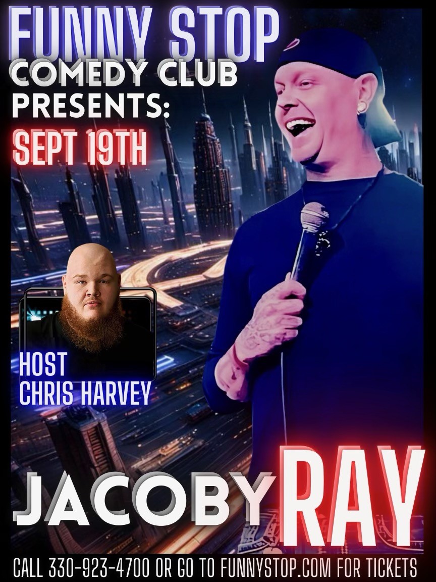 Jacoby Ray - Thur. 8:00PM Show Funny Stop Comedy Club on Sep 19, 20:00@Funny Stop Comedy Club - Buy tickets and Get information on Funny Stop funnystop.online