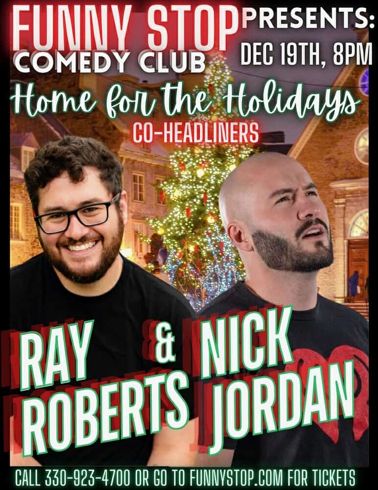 Get information & buy tickets to Ray Roberts & Nick Jordan Funny Stop Comedy Club on Dec 19, 20:00 @Funny Stop Comedy Club | Funny Stop | funnystop.online