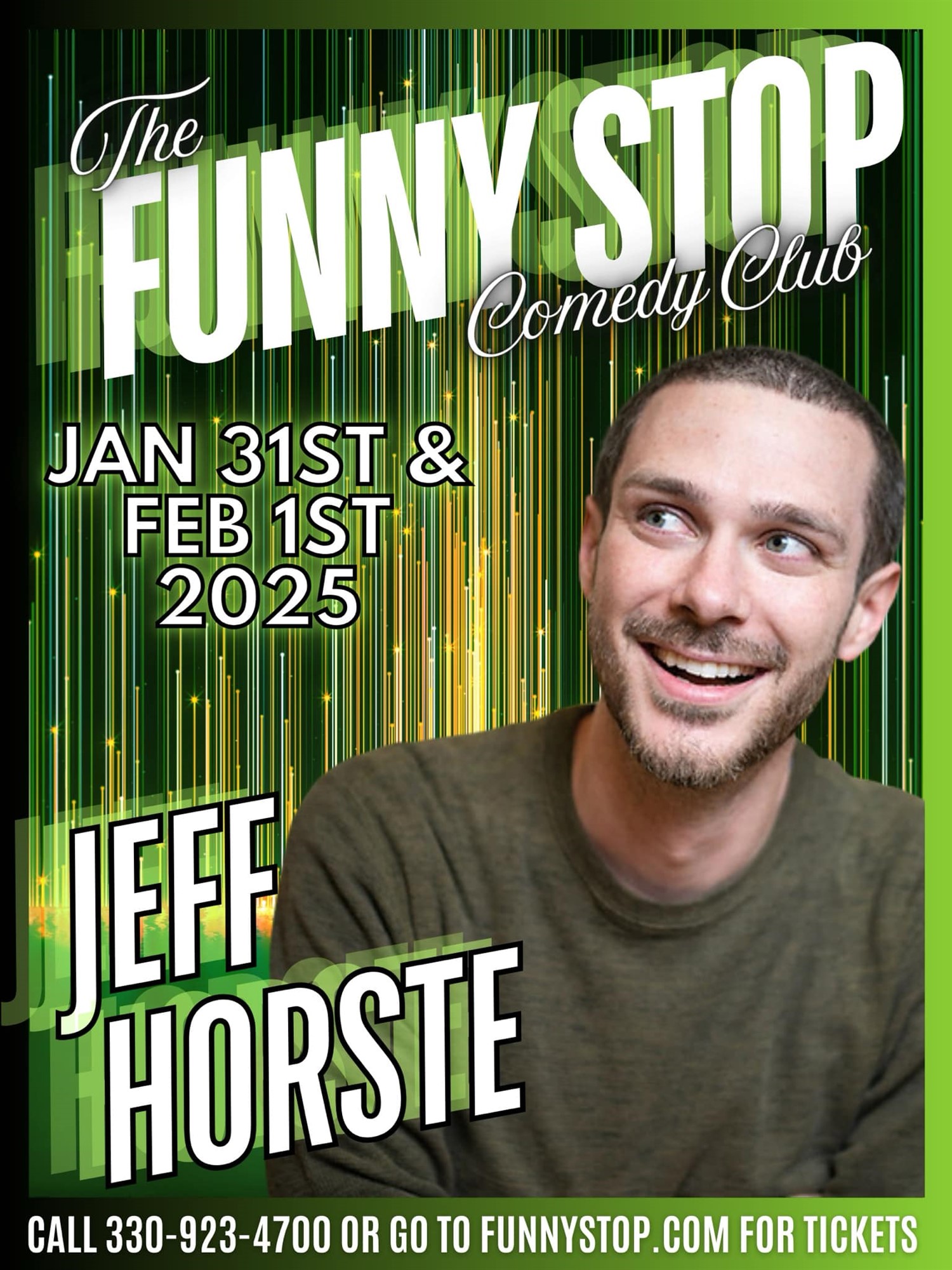 Obtenez des informations et achetez des billets pourJeff Horste - Fri. 7:30 PM Funny Stop Comedy Club on janv. 31, 19:30 @Funny Stop Comedy Club | Funny Stop