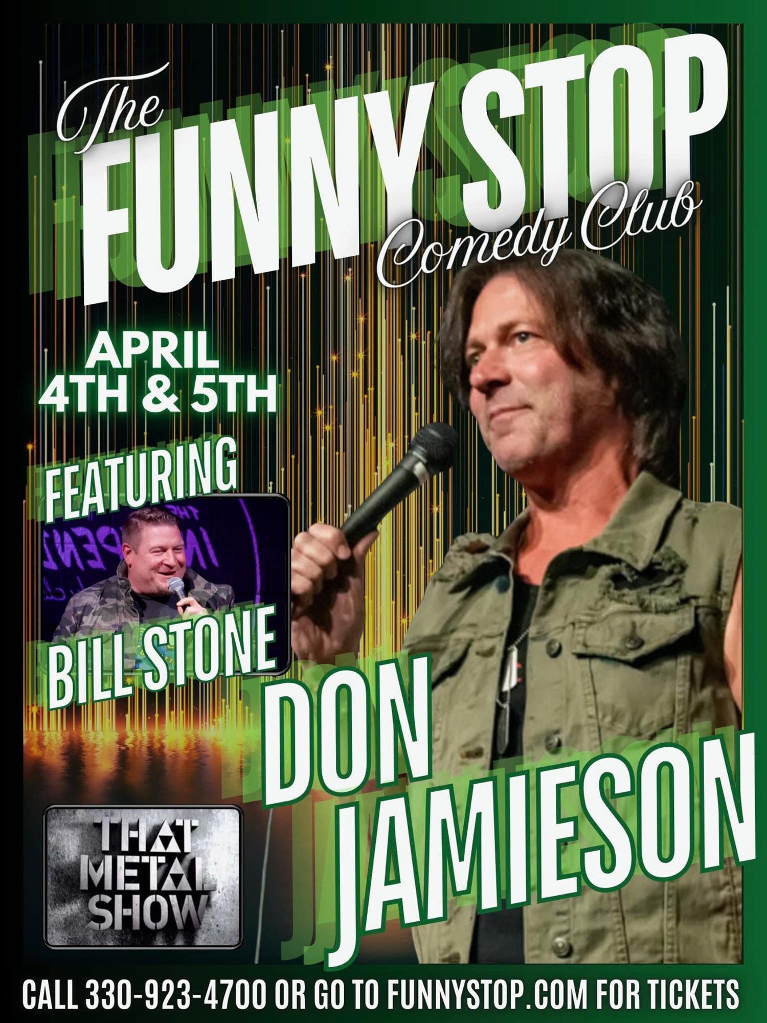 Get information & buy tickets to Don Jamieson - Fri. Show Funny Stop Comedy Club on Apr 04, 19:30 @Funny Stop Comedy Club | Funny Stop | funnystop.online