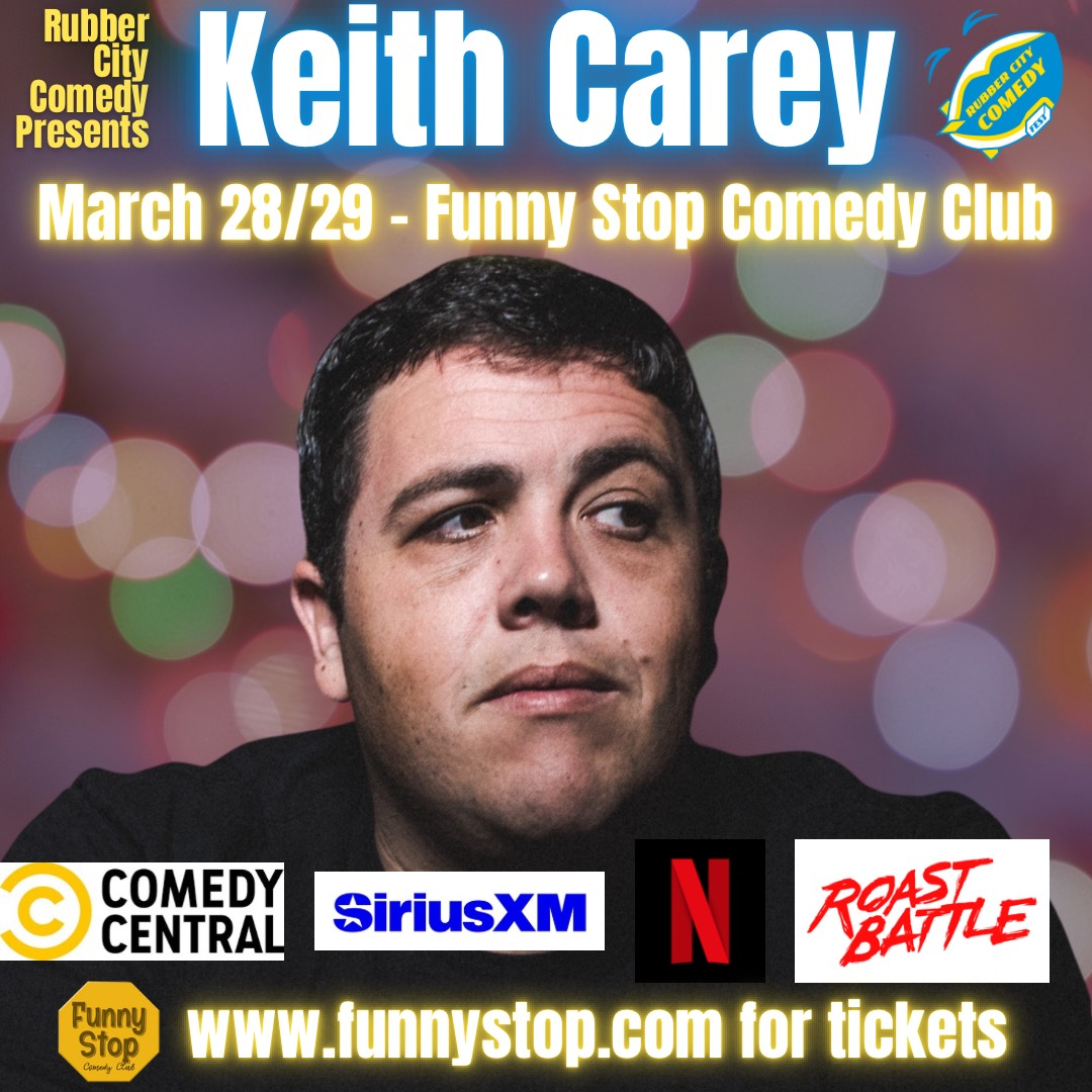 Get information & buy tickets to Keith Carey - Fri. Show Funny Stop Comedy Club on Mar 28, 19:30 @Funny Stop Comedy Club | Funny Stop | funnystop.online