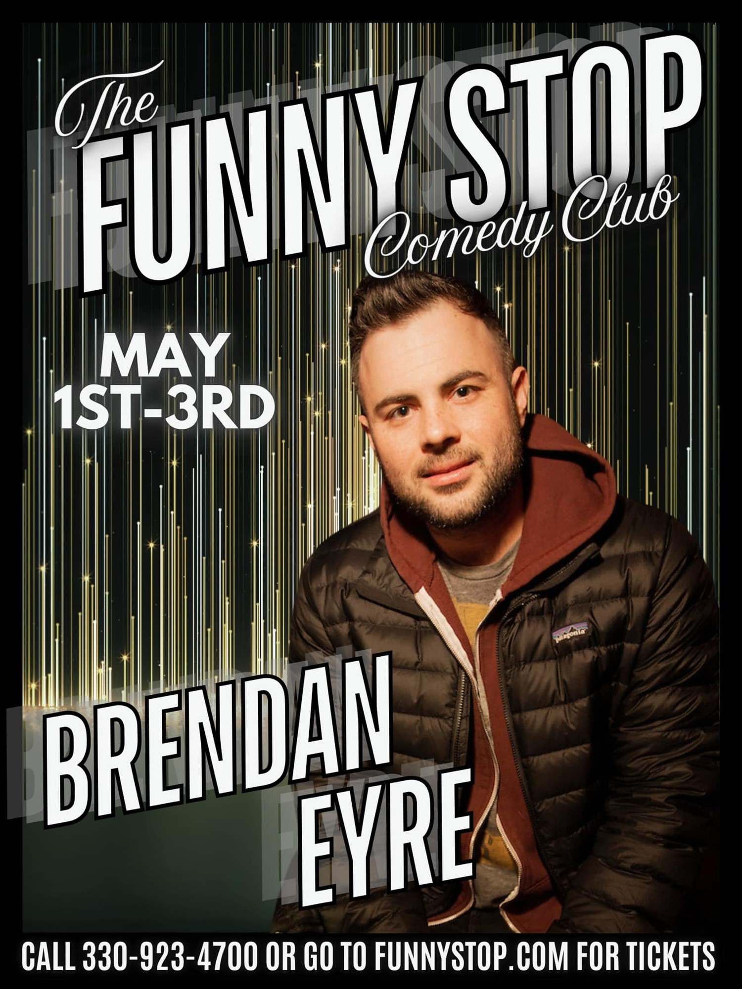 Get information & buy tickets to Brendan Eyre - Fri. Show Funny Stop Comedy Club on May 02, 19:30 @Funny Stop Comedy Club | Funny Stop | funnystop.online