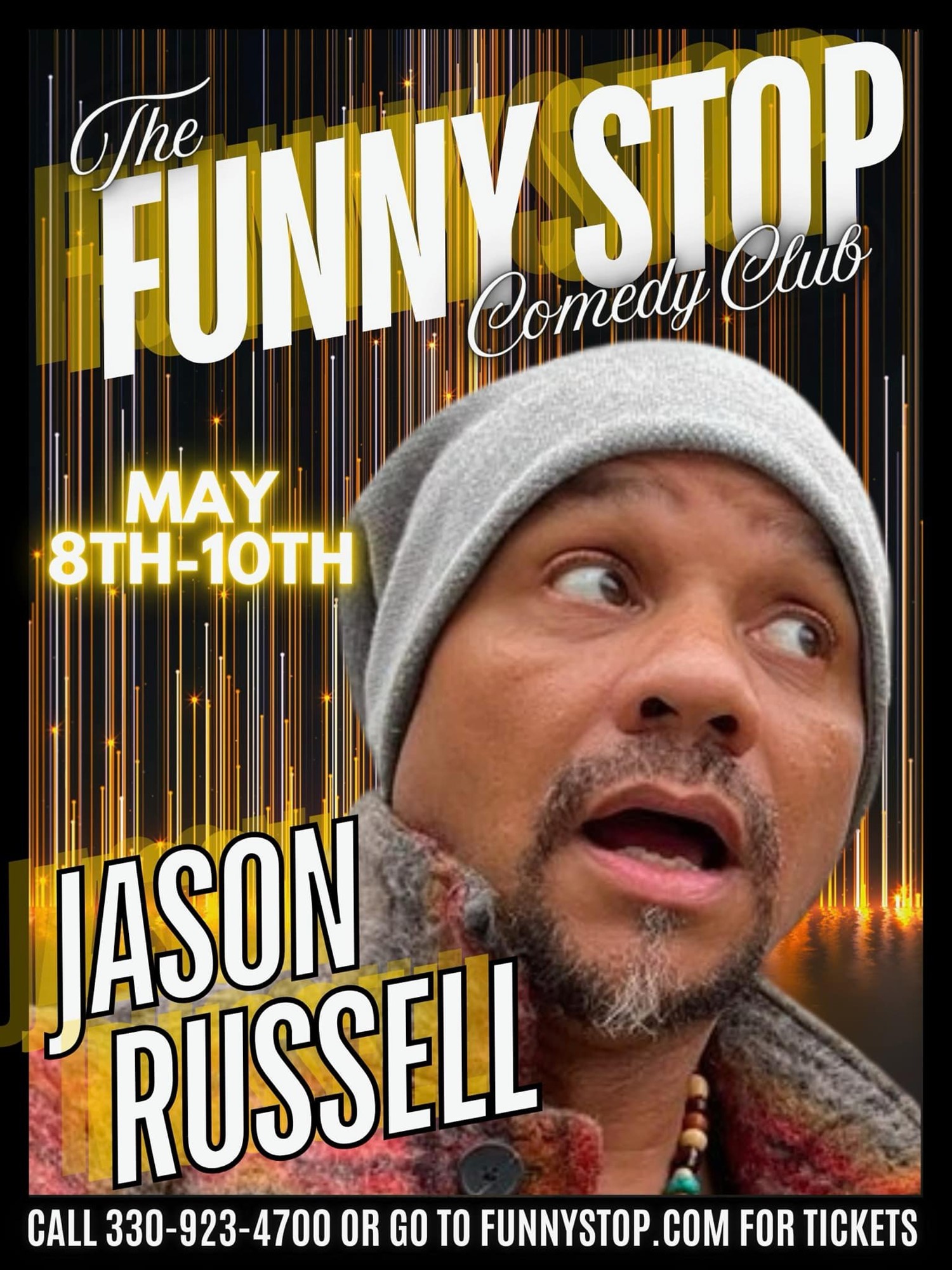 Get information & buy tickets to Jason Russell - Thur. Show Funny Stop Comedy Club on May 08, 20:00 @Funny Stop Comedy Club | Funny Stop | funnystop.online