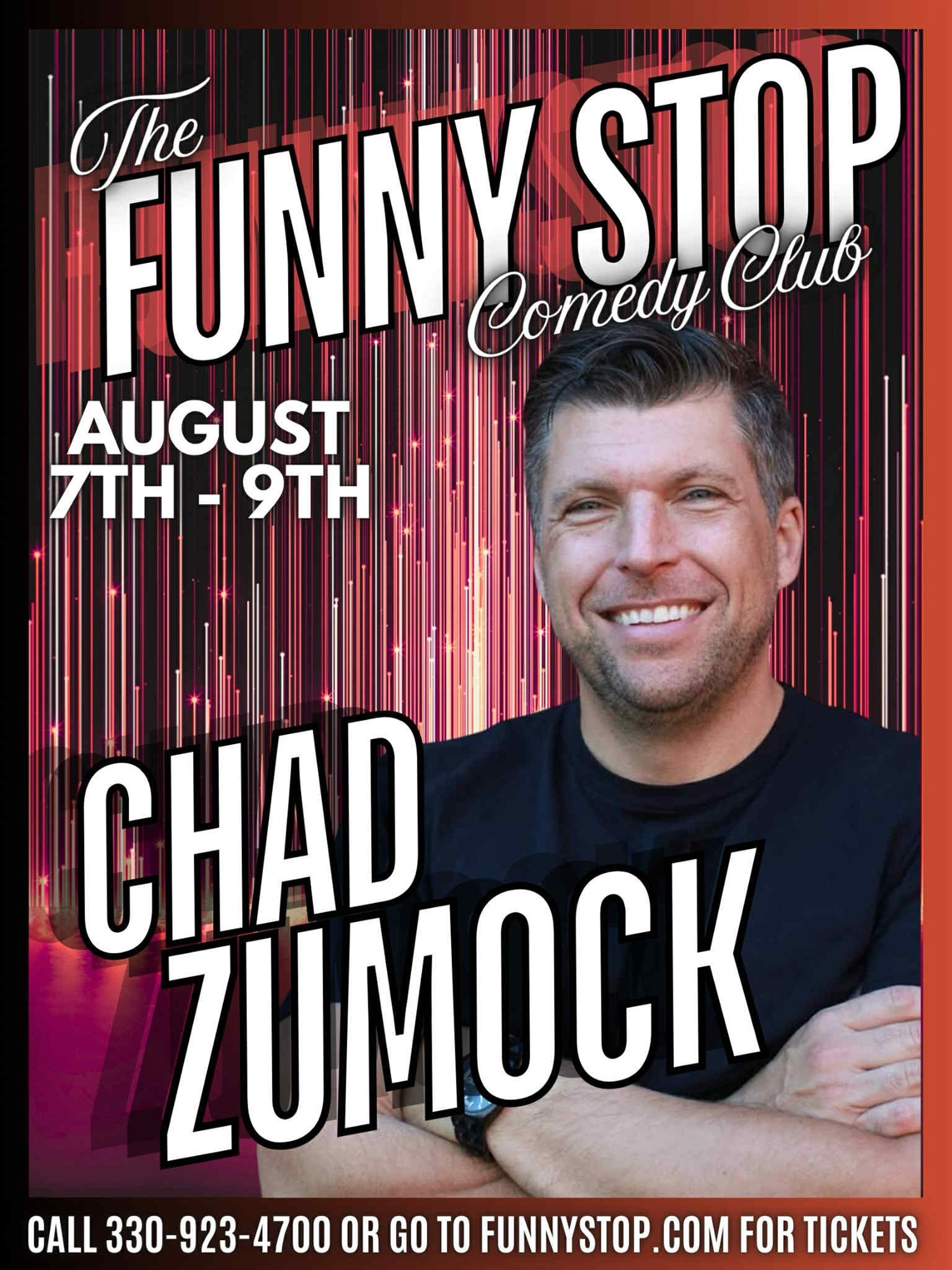 Get information & buy tickets toChad Zumock - Fri. Show Funny Stop Comedy Club on Aug 08, 19:30 @Funny Stop Comedy Club | Funny Stop | funnystop.online