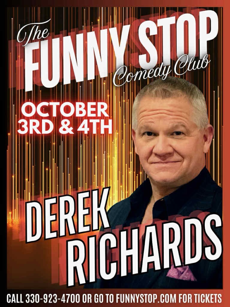 Get information & buy tickets toDerek Richards - Fri. Show Funny Stop Comedy Club on Oct 03, 19:30 @Funny Stop Comedy Club | Funny Stop | funnystop.online