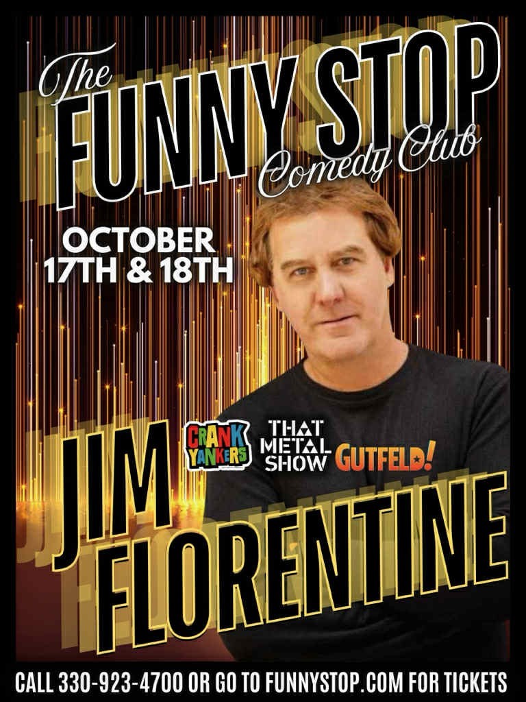 Get information & buy tickets toJim Florentine - Fri. Show Funny Stop Comedy Club on Oct 17, 19:30 @Funny Stop Comedy Club | Funny Stop | funnystop.online
