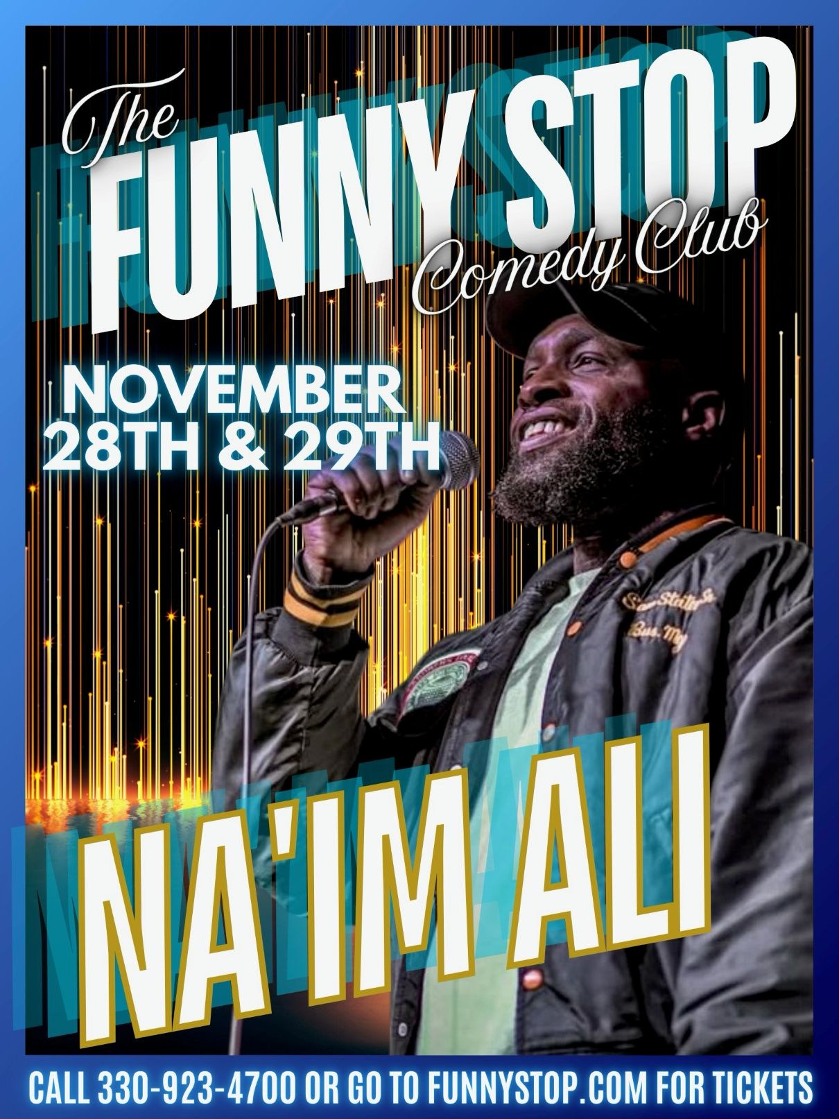 Get information & buy tickets toNa'Im Ali - Fri. Show Funny Stop Comedy Club on Nov 28, 19:30 @Funny Stop Comedy Club | Funny Stop | funnystop.online