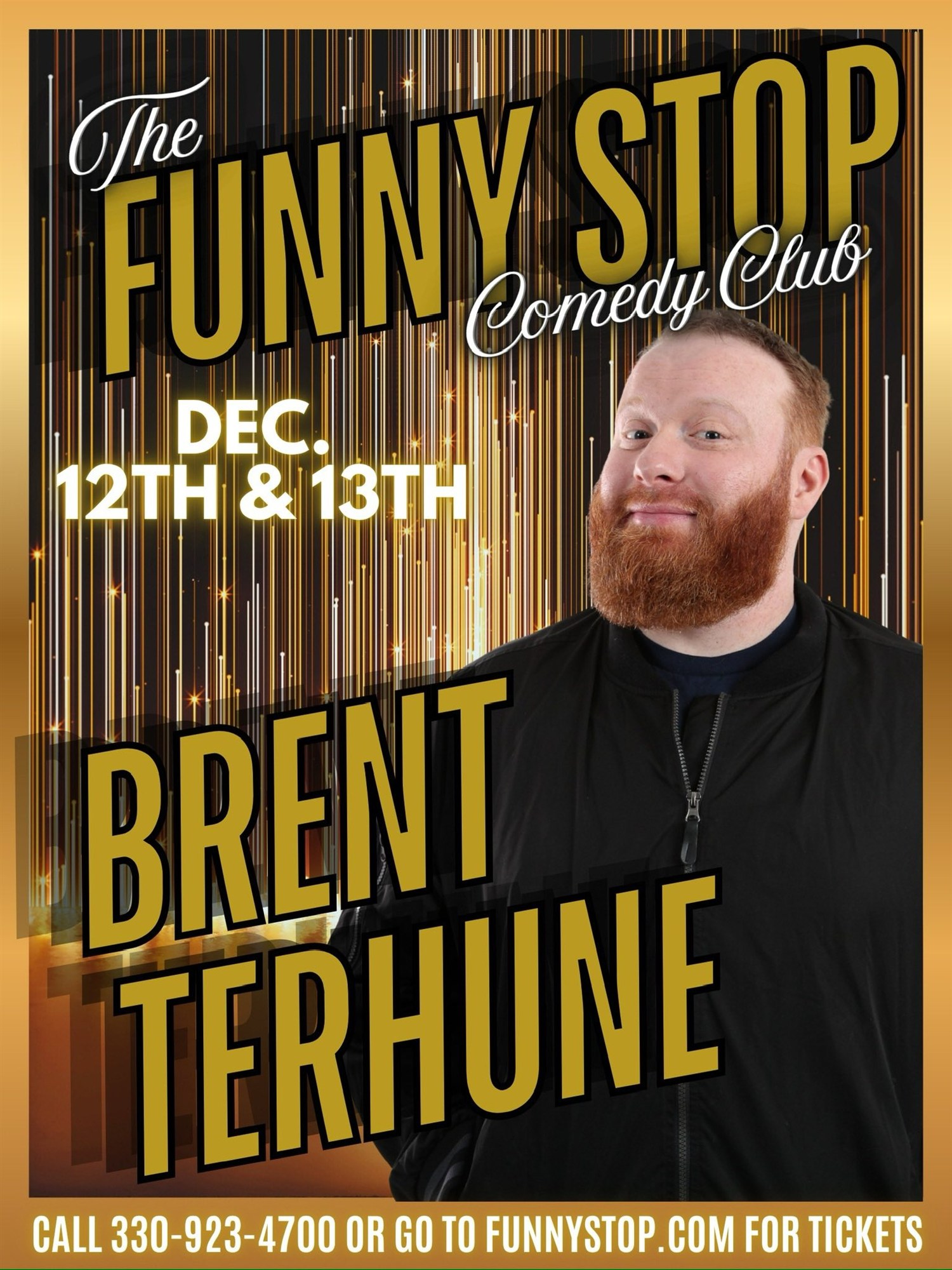 Get information & buy tickets toBrent Terhune - Fri. Show Funny Stop Comedy Club on Dec 12, 19:30 @Funny Stop Comedy Club | Funny Stop | funnystop.online