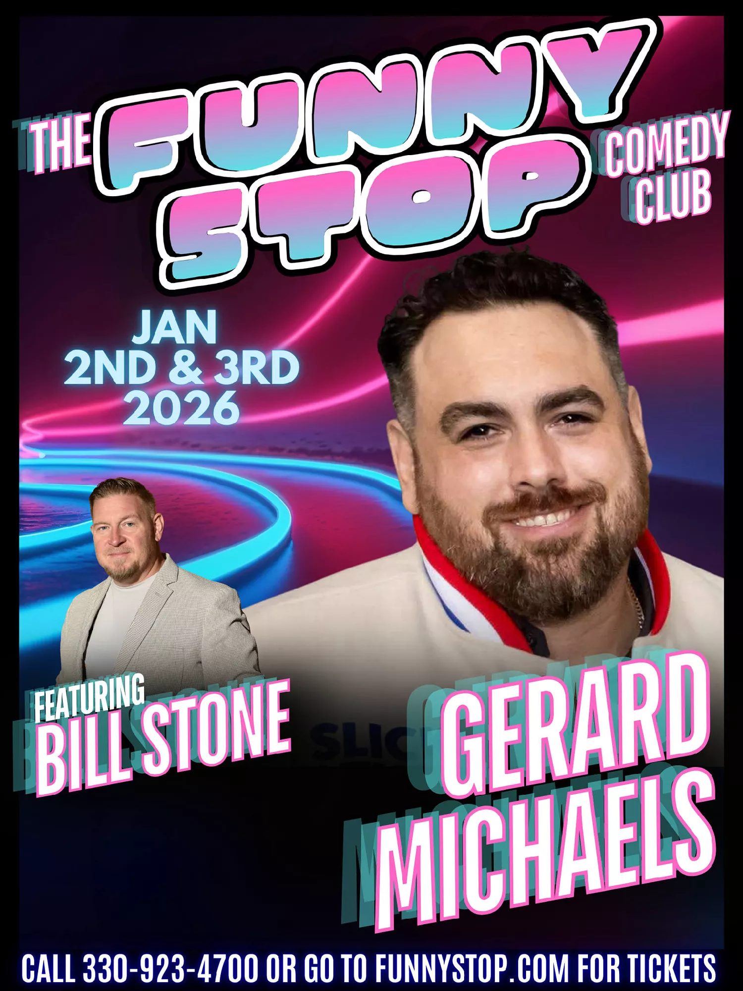 Get information & buy tickets toGerard Michaels - Fri. Show Funny Stop Comedy Club on Jan 02, 19:30 @Funny Stop Comedy Club | Funny Stop | funnystop.online
