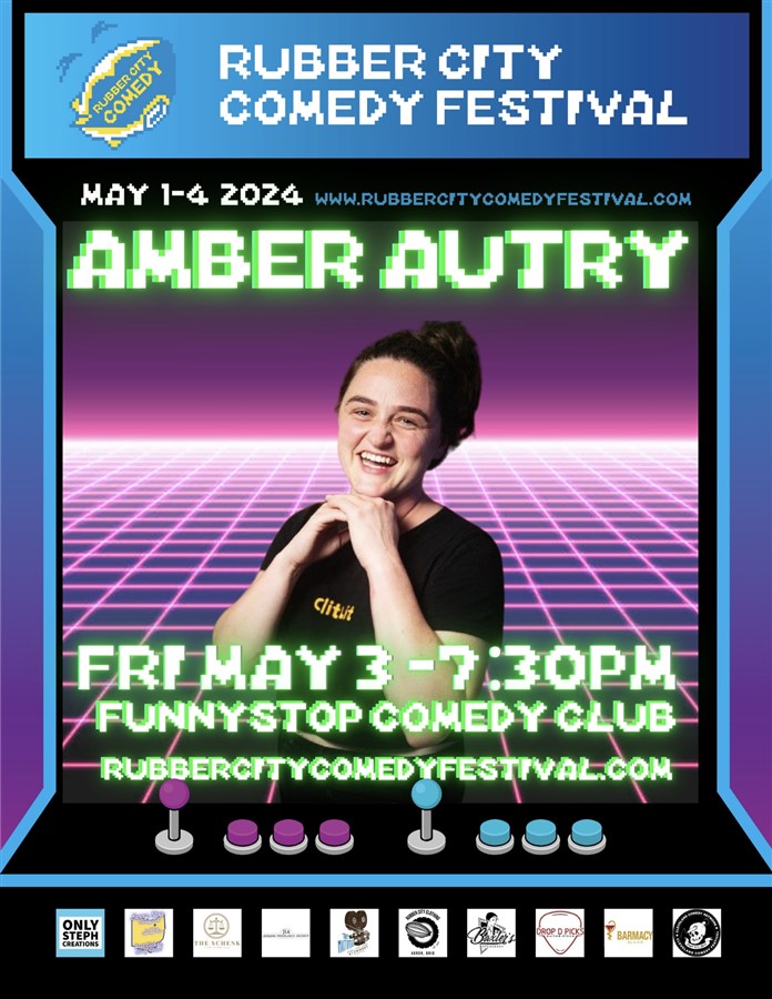 Get Information and buy tickets to Amber Autry | 7:30 PM | Rubber City Comedy Festival Funny Stop Comedy Club on Ticketor