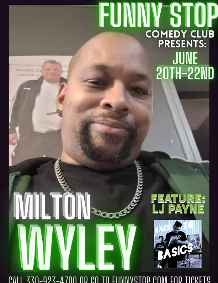 Get Information and buy tickets to Milton Wyley - Sat. 9:30 Show Funny Stop Comedy Club on Funny Stop