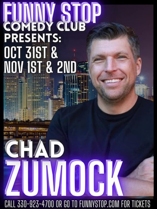 Get Information and buy tickets to Chad Zumock - Sat. 9:30PM Show Funny Stop Comedy Club on Funny Stop